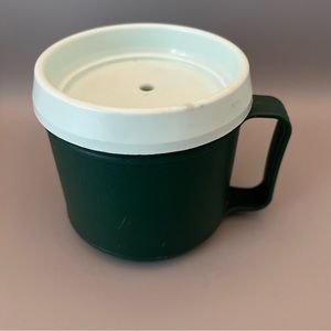 Vintage Aladdin Stanley Insulated Travel Mug S12 USA Made Hot/Cold Cup 12oz VG.